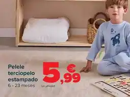 Carrefour Pelele terciopelo estampado oferta