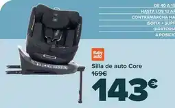 Carrefour Babyauto - silla de auto core oferta