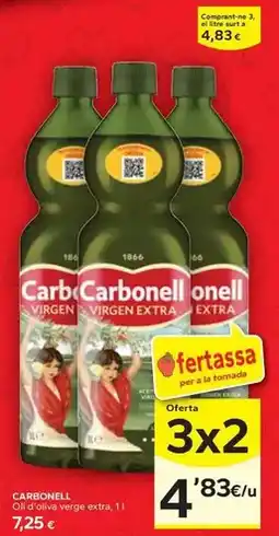 Caprabo Carbonell - oli d'oliva verge extra oferta