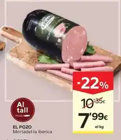 Caprabo El pozo - mortadella iberica oferta