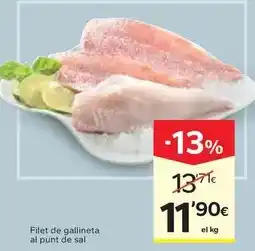 Caprabo Filet de gallineta al punt de sal oferta