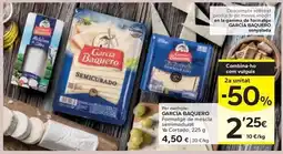 Caprabo García baquero - formatge de mescla semimadurat ya cortado oferta