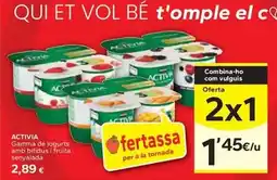 Caprabo Activia - iogurts amb bífidus i fruita oferta