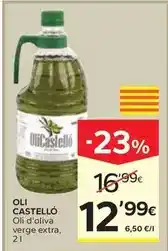 Caprabo Oli castelló - oli d'oliva verge extra oferta