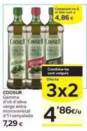 Caprabo Coosur - gamma d'oli d'oliva verge extra monovarieta oferta