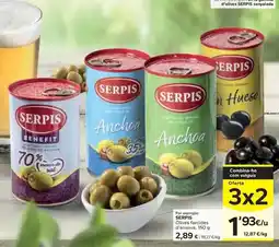 Caprabo Serpis - olives farcides d'anxova oferta