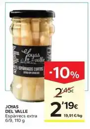 Caprabo Joyas del valle - espárrecs extra oferta