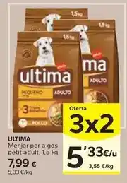 Caprabo Affinity - ultima menjar per a gos petit adult oferta