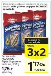 Caprabo Facundo - pipes supremas amb sal oferta