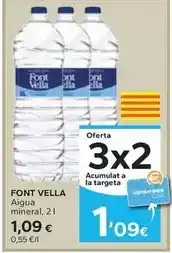 Caprabo Font vella - aigua mineral oferta