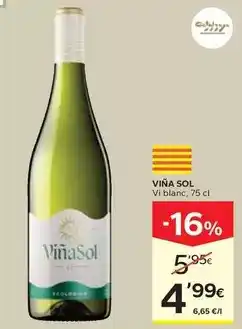 Caprabo Viña sol - vi blanc oferta