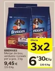 Caprabo Affinity - brekkies menjar de bou/ verdures i cereals per a gos oferta