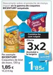 Caprabo Bicentury - coquetes de blat de moro oferta