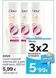 Caprabo Dove - loció corporal intensa per a pell molt seca oferta