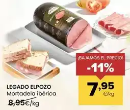 Autoservicios Familia Legado elpozo - mortadela iberica oferta