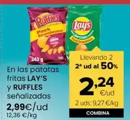 Autoservicios Familia Lay's - en las patatas fritas oferta