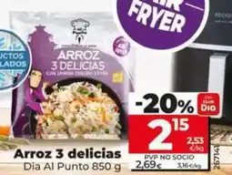 Dia Dia al punto - arroz 3 delicias 850 g oferta