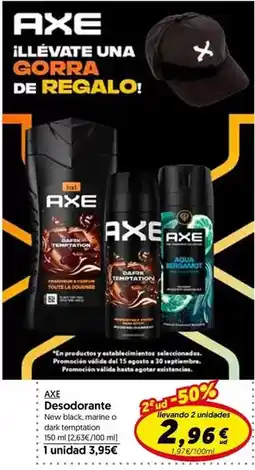 Hiper Usera Axe - desodorante oferta