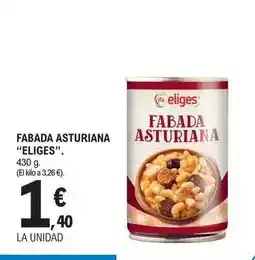 E.Leclerc Eliges - fabada asturiana oferta