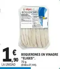 E.Leclerc Eliges - boquerones en vinagre oferta