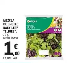 E.Leclerc Eliges - mezcla de brotes baby leaf oferta