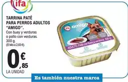 E.Leclerc Amigo - tarrina pate para perros adultos oferta