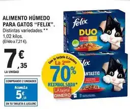 E.Leclerc Purina - alimento humedo para gatos felix oferta