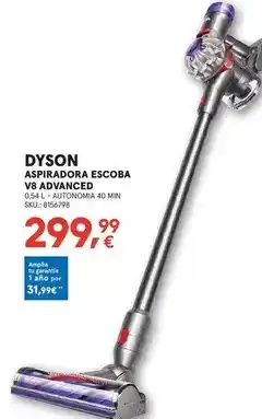 Worten Dyson - aspiradora escoba v8 advanced oferta