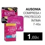 Plusfresc Ausonia - compresa i proteccio intima oferta