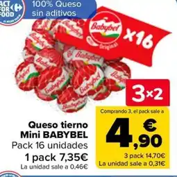 Carrefour BABYBEL Queso tierno Mini oferta