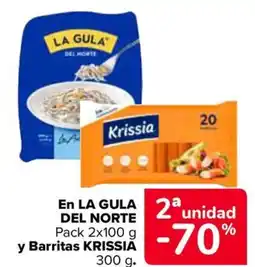 Carrefour En LA GULA DEL NORTE KRISSIA y Barritas oferta