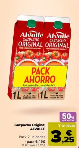 Carrefour ALVALLE Gazpacho Original oferta