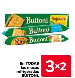 Carrefour BUITONI En todas las masas refrigeradas oferta