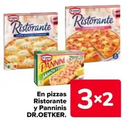Carrefour DR.OETKER En pizzas ristorante y panninis oferta