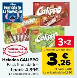 Carrefour CALIPPO Helados oferta