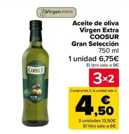 Carrefour COOSUR Aceite de oliva Virgen Extra oferta