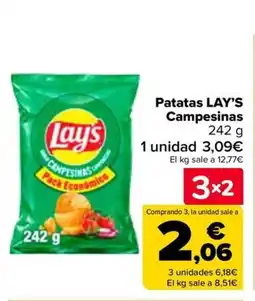 Carrefour LAY'S Patatas Campesinas oferta