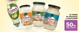 Carrefour CALVÉ En todas las mayonesas y salsas oferta