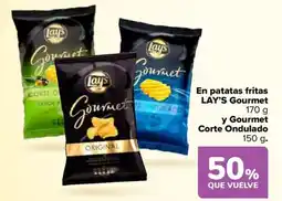 Carrefour CALVÉ En patatas fritas Gourmet y Gourmet Corte Ondulado oferta