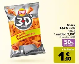 Carrefour LAY'S 3D'S Snack oferta