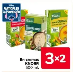Carrefour KNORR En cremas oferta
