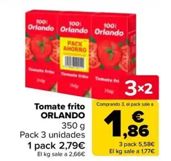Carrefour ORLANDO Tomate frito oferta