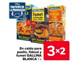 Carrefour GALLINA BLANCA En caldo para paella, fideuá y fumet oferta