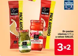 Carrefour GALLO En pastas clásicas y salsas oferta