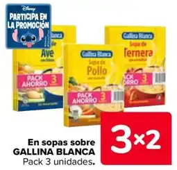 Carrefour GALLINA BLANCA En sopas sobre oferta