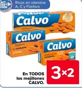 Carrefour CALVO En todos los mejillones oferta