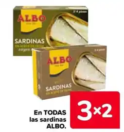 Carrefour ALBO En todas las sardinas oferta