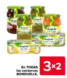 Carrefour BONDUELLE En todas las conservas oferta