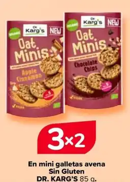 Carrefour DR. KARG'S En mini galletas avena Sin Gluten oferta