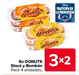 Carrefour DONUTS En Glacé y Bombón oferta